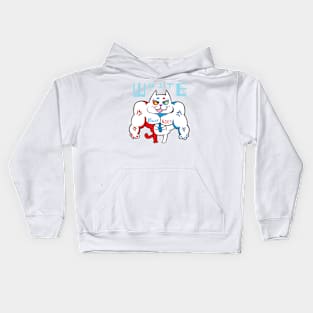 TABCxon #056 Metal Cat White Kids Hoodie